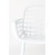 Lot de 2 Fauteuils Albert Kuip Garden Zuiver Siège Intérieur Extérieur en Aluminium Blanc 59,5x59,5x82,5cm
