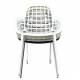 Lot de 2 Fauteuils Albert Kuip Garden Zuiver Siège Intérieur Extérieur en Aluminium Noir 59,5x59,5x82,5cm