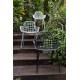 Lot de 2 Fauteuils Albert Kuip Garden Zuiver Siège Intérieur Extérieur en Aluminium Noir 59,5x59,5x82,5cm