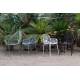 Lot de 2 Fauteuils Albert Kuip Garden Zuiver Siège Intérieur Extérieur en Aluminium Noir 59,5x59,5x82,5cm