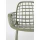 Lot de 2 Fauteuils Albert Kuip Garden Zuiver Siège Intérieur Extérieur en Aluminium Vert 59,5x59,5x82,5cm