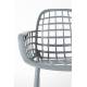 Lot de 2 Fauteuils Albert Kuip Garden Zuiver Siège Intérieur Extérieur en Aluminium Gris 59,5x59,5x82,5cm