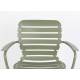 Lot de 2 Fauteuils Vondel Vert Zuiver Sièges Outdoor Design en Aluminium 58,2x64,7x82,5cm