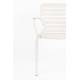 Lot de 2 Fauteuils Vondel Blanc Zuiver Sièges Outdoor Design en Aluminium 58,2x64,7x82,5cm