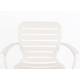Lot de 2 Fauteuils Vondel Blanc Zuiver Sièges Outdoor Design en Aluminium 58,2x64,7x82,5cm