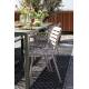 Lot de 2 Fauteuils Vondel Blanc Zuiver Sièges Outdoor Design en Aluminium 58,2x64,7x82,5cm