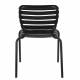Lot de 2 Chaises Vondel Noir Zuiver Assises Outdoor Design en Aluminium 55x58,2x82,5cm