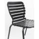 Lot de 2 Chaises Vondel Noir Zuiver Assises Outdoor Design en Aluminium 55x58,2x82,5cm