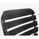 Lot de 2 Chaises Vondel Noir Zuiver Assises Outdoor Design en Aluminium 55x58,2x82,5cm