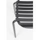 Lot de 2 Chaises Vondel Noir Zuiver Assises Outdoor Design en Aluminium 55x58,2x82,5cm