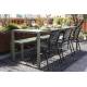 Lot de 2 Chaises Vondel Noir Zuiver Assises Outdoor Design en Aluminium 55x58,2x82,5cm