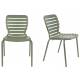 Lot de 2 Chaises Vondel Vert Zuiver Assises Outdoor Design en Aluminium 55x58,2x82,5cm
