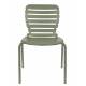 Lot de 2 Chaises Vondel Vert Zuiver Assises Outdoor Design en Aluminium 55x58,2x82,5cm