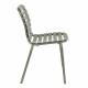 Lot de 2 Chaises Vondel Vert Zuiver Assises Outdoor Design en Aluminium 55x58,2x82,5cm