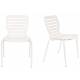 Lot de 2 Chaises Vondel Blanc Zuiver Assises Outdoor Design en Aluminium 55x58,2x82,5cm