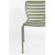 Lot de 2 Chaises Vondel Vert Zuiver Assises Outdoor Design en Aluminium 55x58,2x82,5cm
