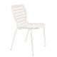 Lot de 2 Chaises Vondel Blanc Zuiver Assises Outdoor Design en Aluminium 55x58,2x82,5cm