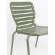 Lot de 2 Chaises Vondel Vert Zuiver Assises Outdoor Design en Aluminium 55x58,2x82,5cm
