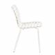 Lot de 2 Chaises Vondel Blanc Zuiver Assises Outdoor Design en Aluminium 55x58,2x82,5cm