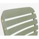Lot de 2 Chaises Vondel Vert Zuiver Assises Outdoor Design en Aluminium 55x58,2x82,5cm