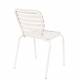 Lot de 2 Chaises Vondel Blanc Zuiver Assises Outdoor Design en Aluminium 55x58,2x82,5cm