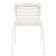 Lot de 2 Chaises Vondel Blanc Zuiver Assises Outdoor Design en Aluminium 55x58,2x82,5cm