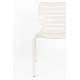 Lot de 2 Chaises Vondel Blanc Zuiver Assises Outdoor Design en Aluminium 55x58,2x82,5cm