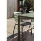 Lot de 2 Chaises Vondel Vert Zuiver Assises Outdoor Design en Aluminium 55x58,2x82,5cm