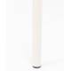 Lot de 2 Chaises Vondel Blanc Zuiver Assises Outdoor Design en Aluminium 55x58,2x82,5cm