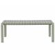 Banc de Jardin 3 Places Vondel Vert Zuiver Banquette Siège Outdoor Design en Aluminium 45x45x129cm