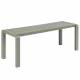 Banc de Jardin 3 Places Vondel Vert Zuiver Banquette Siège Outdoor Design en Aluminium 45x45x129cm