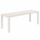 Banc de Jardin 3 Places Vondel Blanc Zuiver Banquette Siège Outdoor Design en Aluminium 45x45x129cm