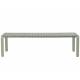 Banc de Jardin 4 Places Vondel Vert Zuiver Banquette Siège Outdoor Design en Aluminium 45x45x175cm