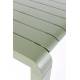 Banc de Jardin 4 Places Vondel Vert Zuiver Banquette Siège Outdoor Design en Aluminium 45x45x175cm