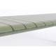 Banc de Jardin 4 Places Vondel Vert Zuiver Banquette Siège Outdoor Design en Aluminium 45x45x175cm