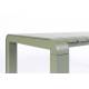 Banc de Jardin 4 Places Vondel Vert Zuiver Banquette Siège Outdoor Design en Aluminium 45x45x175cm