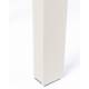 Banc de Jardin 4 Places Vondel Blanc Zuiver Banquette Siège Outdoor Design en Aluminium 45x45x175cm