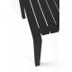 Table de Jardin 10-12 Personnes Vondel Noir Zuiver Table de Repas Salon Outdoor Design Moderne en Aluminium 75x96,7x214cm
