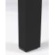 Table de Jardin 10-12 Personnes Vondel Noir Zuiver Table de Repas Salon Outdoor Design Moderne en Aluminium 75x96,7x214cm