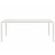 Table de Jardin 10-12 Personnes Vondel Blanc Zuiver Table de Repas Salon Outdoor Design Moderne en Aluminium 75x96,7x214cm