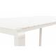 Table de Jardin 10-12 Personnes Vondel Blanc Zuiver Table de Repas Salon Outdoor Design Moderne en Aluminium 75x96,7x214cm