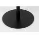 Table Bistrot Albert Garden Zuiver Console d'Appoint Intérieur Extérieur en Aluminium Noir et Verre Fumé 76x80x80cm
