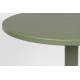 Table Bistrot Ronde Metsu Vert Table à Manger Zuiver en Acier Thermolaqué 70x70x76cm