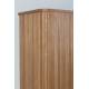 Buffet Haut Barbier Zuiver Bar Design Vaisselier en Bois Naturel 45x100x140cm