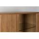 Buffet Haut Barbier Zuiver Bar Design Vaisselier en Bois Naturel 45x100x140cm