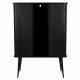 Buffet Haut Barbier Armoire Zuiver Bar Design Chêne Noir 45x100x140cm