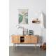 Meuble TV Barbier Enfilade Design Zuiver Buffet Bois Naturel 40x57,5x120cm