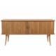 Meuble TV Barbier Enfilade Design Zuiver Buffet Bois Naturel 40x57,5x120cm