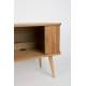 Meuble TV Barbier Enfilade Design Zuiver Buffet Bois Naturel 40x57,5x120cm