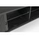 Buffet Barbier Meuble TV Zuiver Vaisselier Chêne Noir 40x57,5x120cm